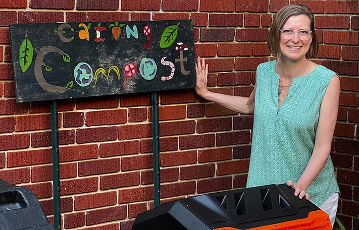 Michelle Gambon Compost Queen Community Sprouts