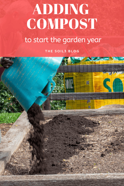 add compost to start the garden year