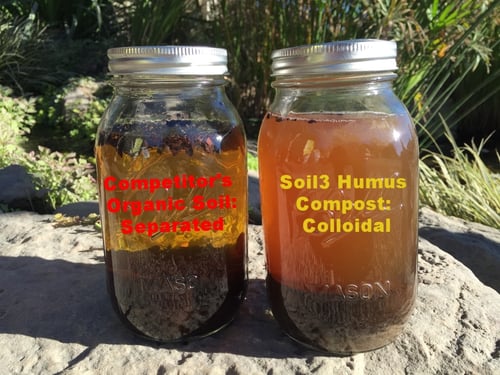 humus compost vs other organic garden soil