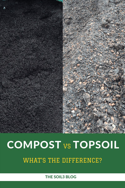 what's the difference between top soil and compost