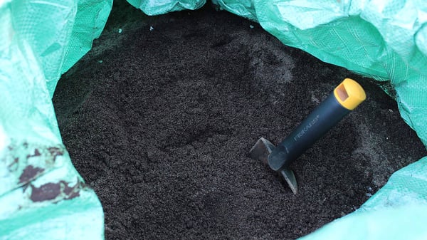 Soil3 organic humus compost ready for application